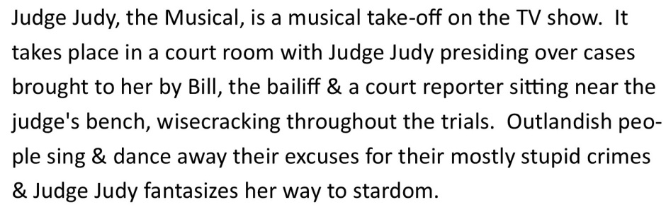 Judge Judy description
